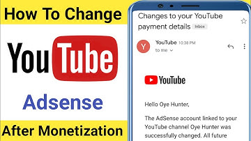 How to change adsense account on youtube || Change AdSense account for youtube || Youtube adsense