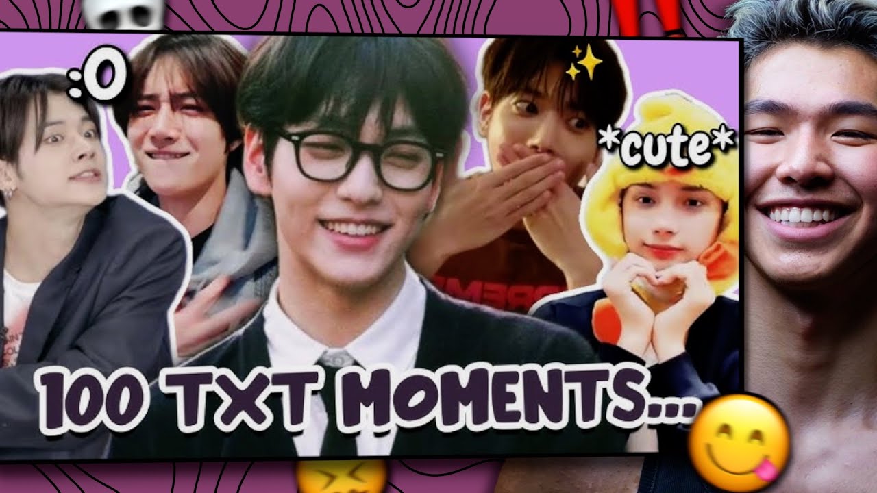 Реакция спортсмена на 100 знаковых моментов в истории TXT