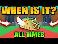 What time Is TACO TUESDAY TODAY in STEAL A BRAINROT! Roblox