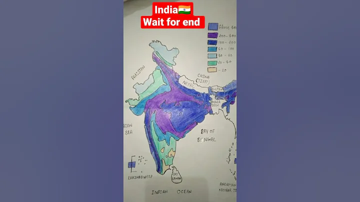 How to draw India Map easily😱! #shorts #viralshorts #youtubeshorts #shortsfeed #trending #indiamap