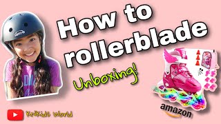 how to rollerblade (beginners) kids 2020