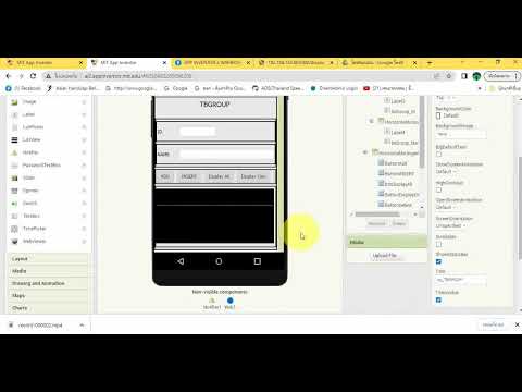 ระบบร้านอาหาร Python Flask Mysql App Inventor 2 Add data 1 Record EP27