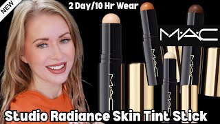 TESTING NEW MAC STUDIO RADIANCE SKIN TINT STICK | 2 DAY WEAR