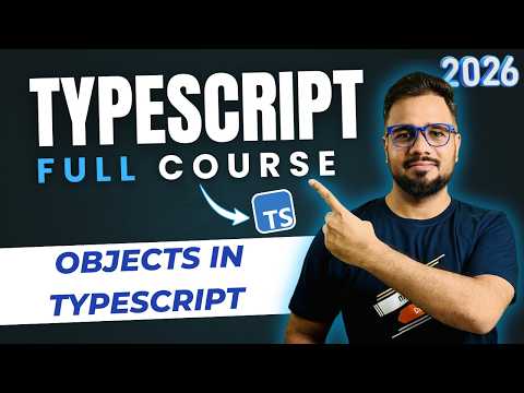 TypeScript Tutorial #30 - Objects in TypeScript | Object Types, Optional & Readonly Properties