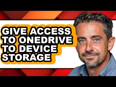 How to Give Access to Onedrive to Device Storage (only Way)