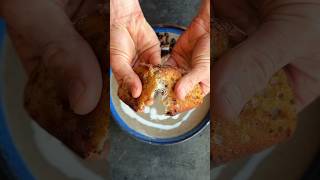 A Bowl Of Comfort Melt-In-Your-Mouth Mushroom Soup Topped With Crispy Charred Oyster Mushrooms