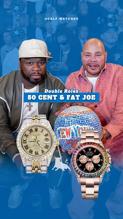 Double Rolex de 50 Cent & Fat Joe 🥶 Deixe seu like ❤️ #shorts #watches #relogios #rolex