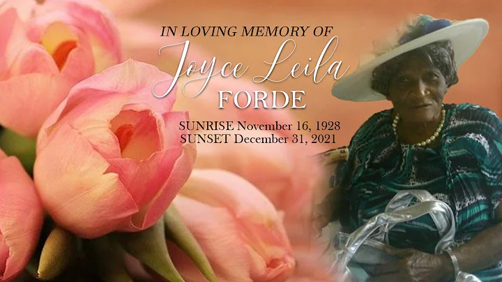 Celebrating the Life of Joyce Leila Forde