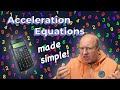 Acceleration Calculations Explained for GCSE Physics and GCSE Science