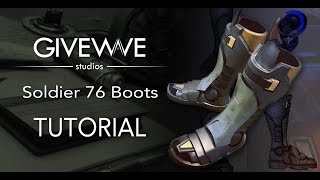 Overwatch Soldier 76 boots ( TUTORIAL )