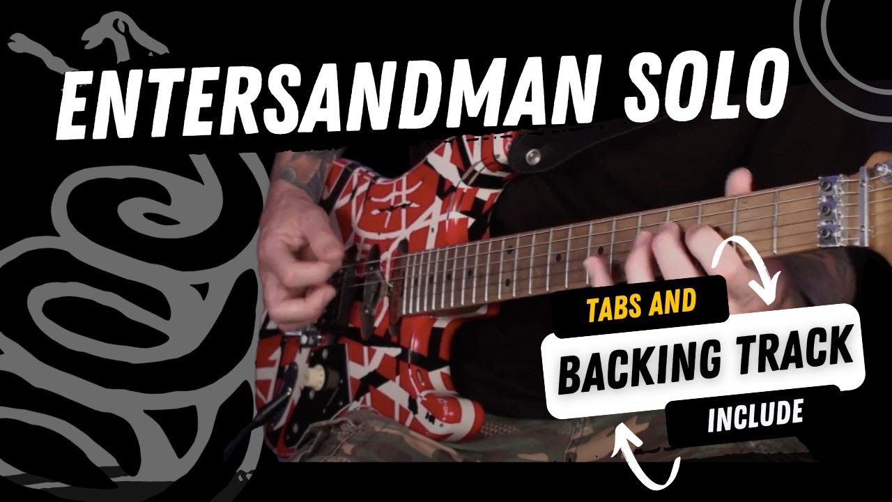 Metallica Enter Sandman (Solo) (Tabs And Backing Track in video