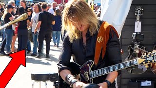 jimmy page comes to listen when someone requests led zeppelin at the crossroads guitar festival