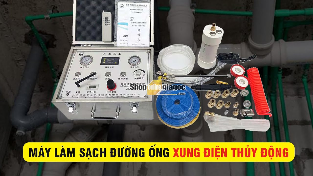 Sử dụng công nghệ điện thủy động để làm sạch đường ống nước