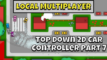 Local multiplayer input - How to 2D Arcade Style Top Down Car Controller Unity tutorial Part 7