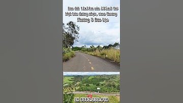 Bán đất 351m2 sẵn 235m2 thổ cư|| Mặt tiền đường nhựa|| Ngay TP. Bảo Lộc