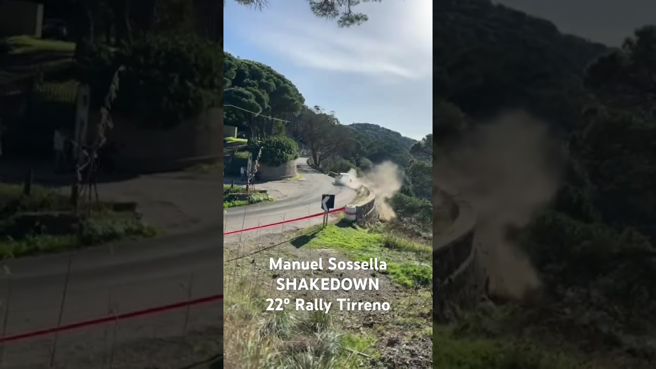 Crash Manuel Sossella al 22º Rally del Tirreno