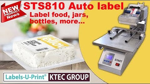 Automatic Label Applicator -STS810 - Labels-U-Print ®- KTEC GROUP UK