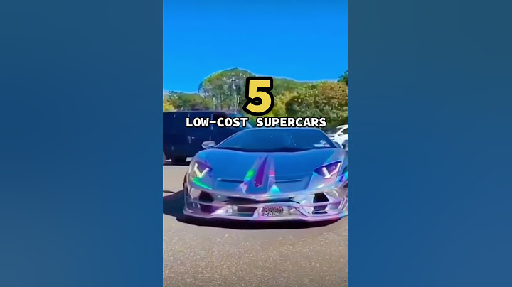 5 SUPERCARS On a Low Budget!