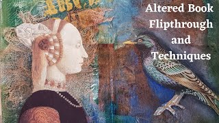 Altered Book Flip Through With Ideas and Techniques