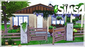 🌺 Cozy Starter Home | The Sims 4 Speed build (NO CC) 🌺