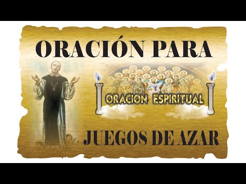 ORACIÓN PARA GANAR EN JUEGOS DE AZAR | ORACIÓN ESPIRITUAL
