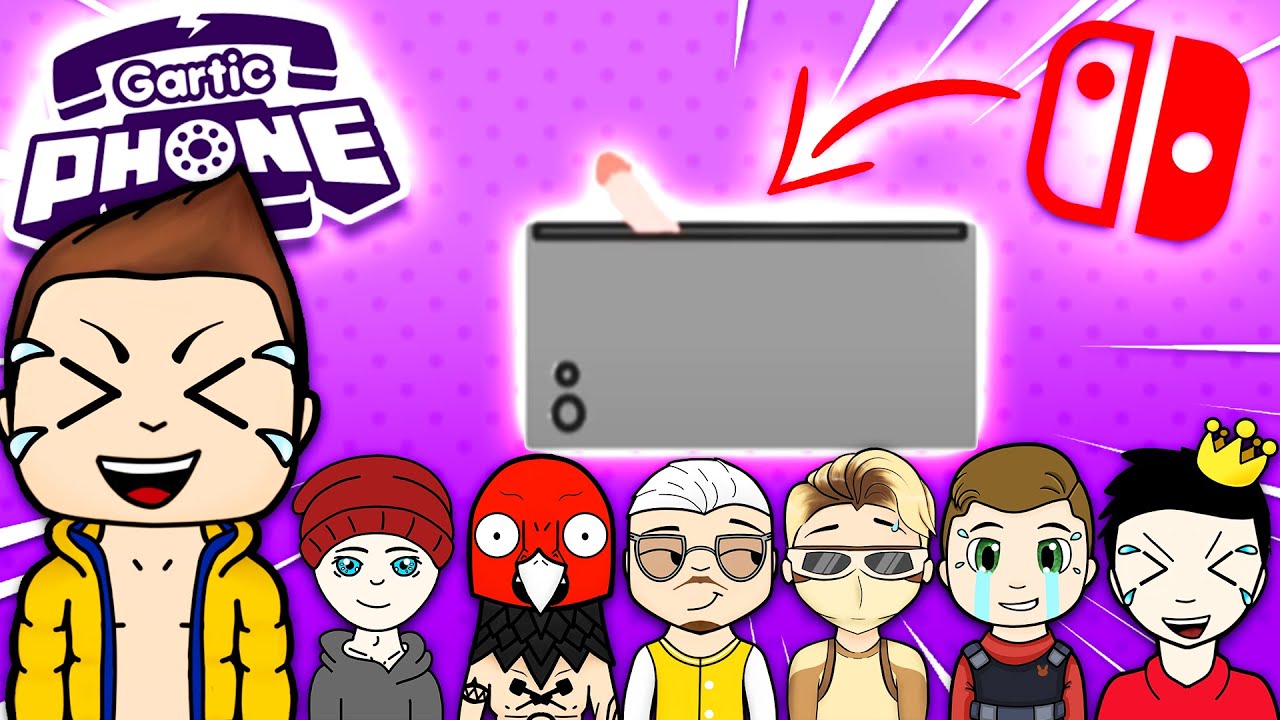 FOUS RIRES SUR GARTIC PHONE AVEC L'ÉQUIPE ! 😂