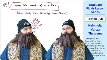 Graduate Fluids Lesson 05B: Helmholtz Vortex Theorems