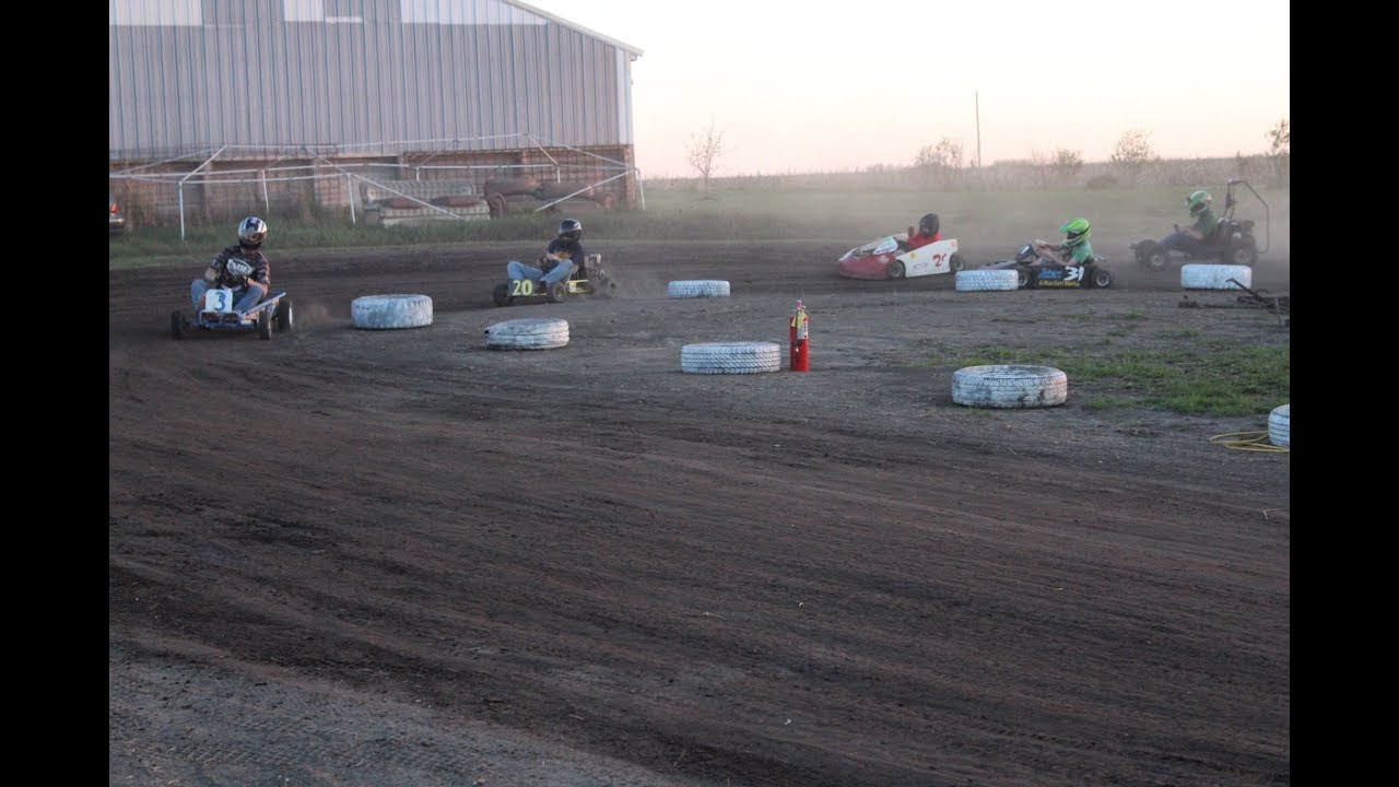 Go Kart Circle Track Racing (6/25/17) YouTube