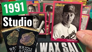 1991 Leaf Studio Box Break - Junk Wax Rip!