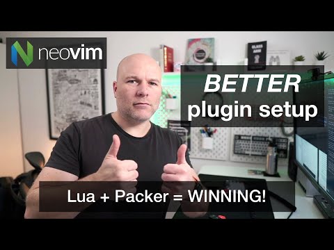 Better Neovim plugin setup! Use Packer, break your init.lua into modules, look like a hero!