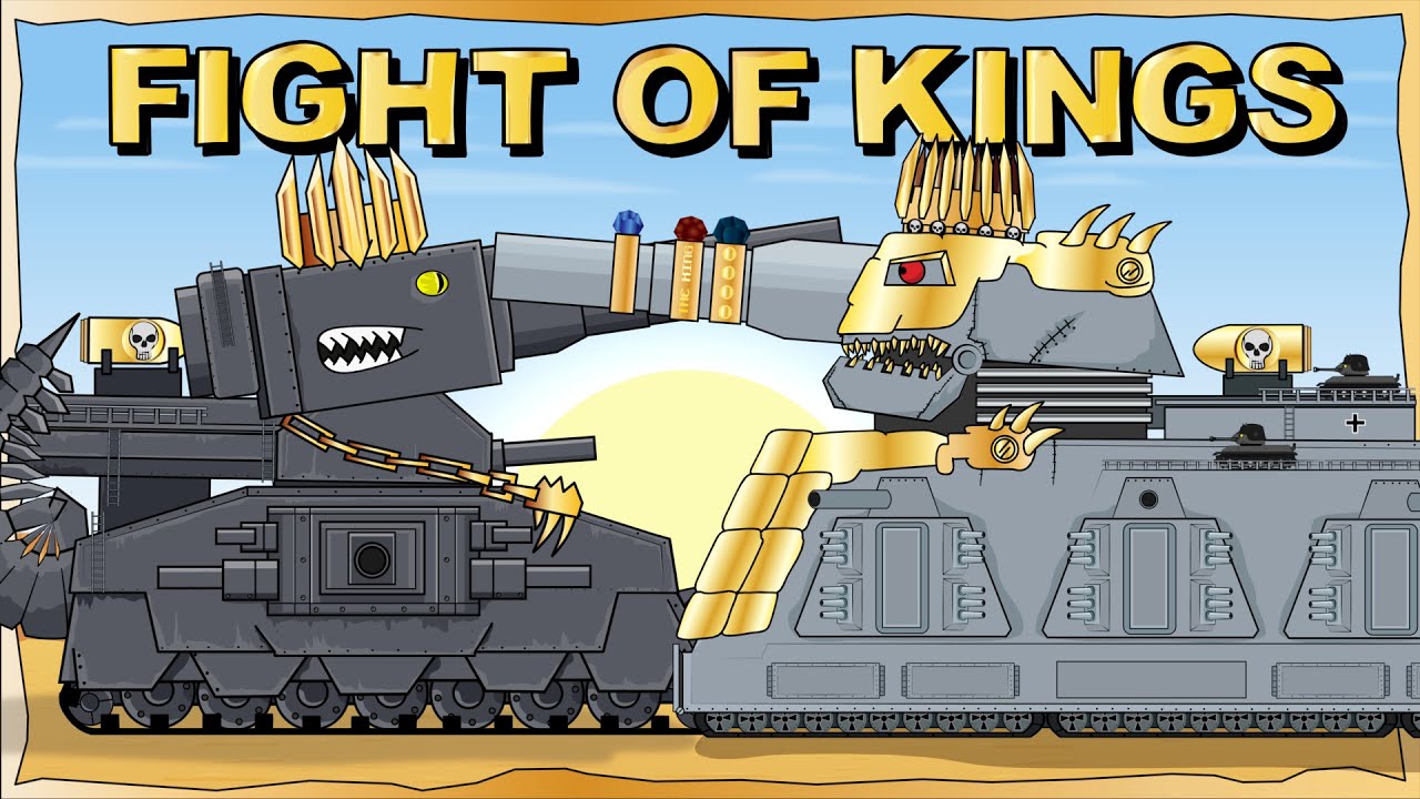 "Battle of the Iron Kings" Cartoons about tanks YouTube