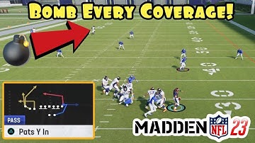 Bomb EVERY Coverage Using This Play In Madden 23! | Trips TE Bombs |