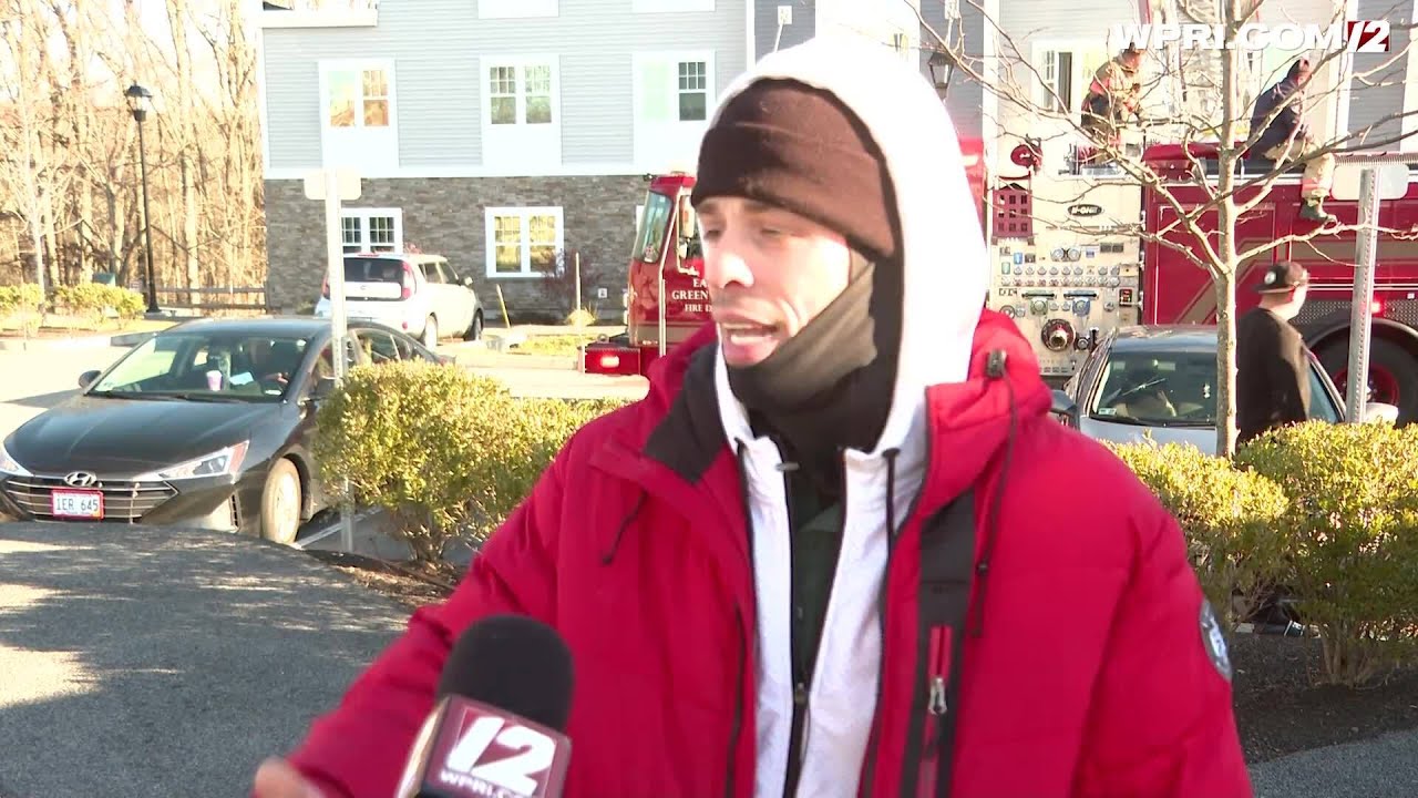 Video Now: Witness describes fire at East Greenwich apartment building
