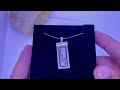 Sa1962 -  Silver 925 "Shma Israel" pendant with laser engrave on real Jerusalem stone