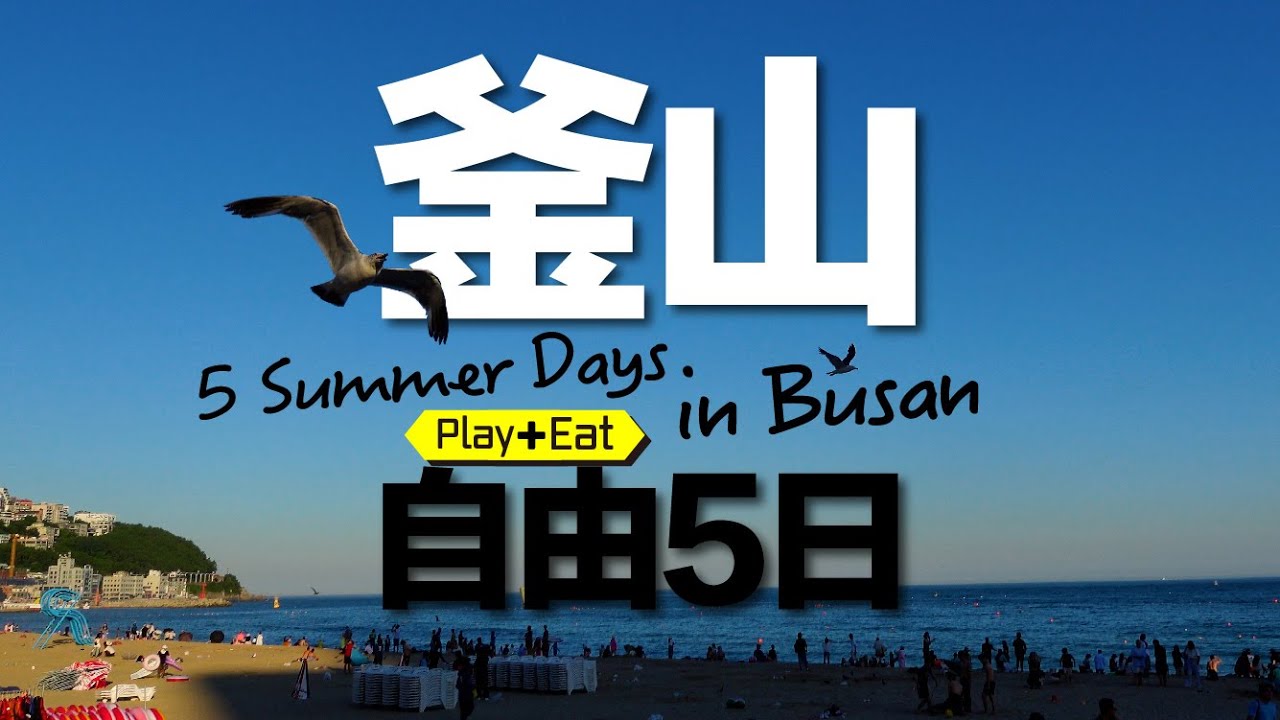 喜歡看海的你一定要來，美食太多要努力吃才行啊... 釜山5日自由行 - 5 Summer Days in Busan  #釜山