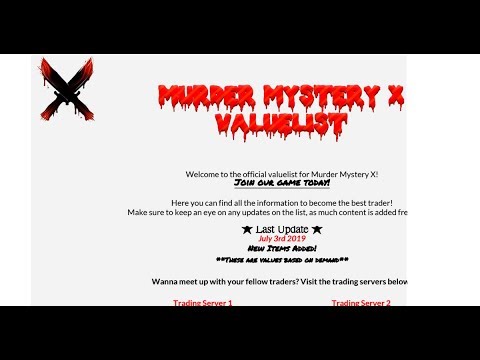 Murder Mystery X Roblox Value List Robux Gratis 2018 Junio - summer murder mystery x roblox