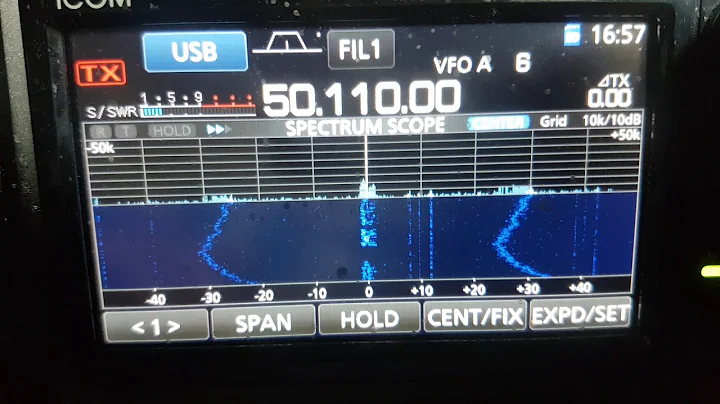 #hamradio #6m #aurora in VK de vk3ktt also worked vk3pp and vk3by #experiment