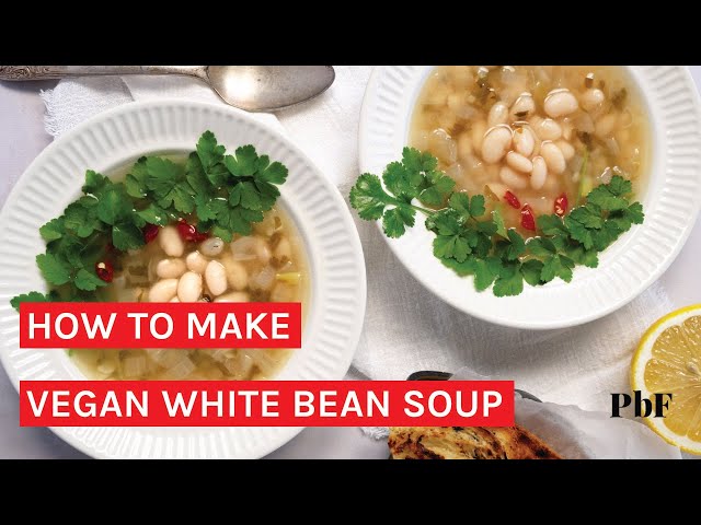 Easy Slow Cooker White Bean Soup Recipe - Budget Bytes