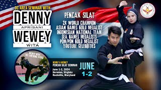 Silat Champs Denny & Wewey coming to the USA