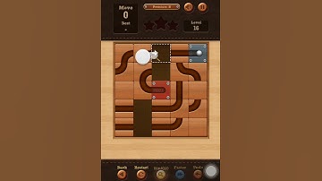 Roll the Ball slide puzzle Premium H Pack Level 16 Solution