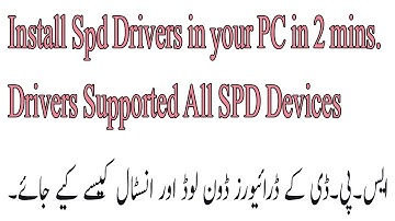 How To Install Spd Driver On Windows 7 (64bit 32bit) - Spreadtrum drivers - All Devices Supported