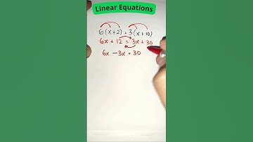 Master Math Expert Shares Top Linear Equations Techniques! #mathstricks #maths #shorts