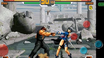 Snk vs Capcom Chaos Ryu Air Kick\ 2 Strong Attacks on Shiki Ryona