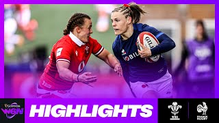 HIGHLIGHTS | WALES V FRANCE | GUINNESS WOMEN'S SIX NATIONS RUGBY