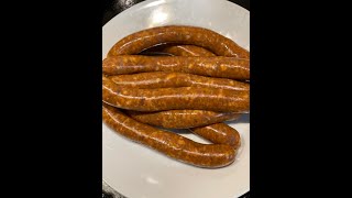 Traditionelle Merguez. Eine Spezialität aus dem Maghreb.