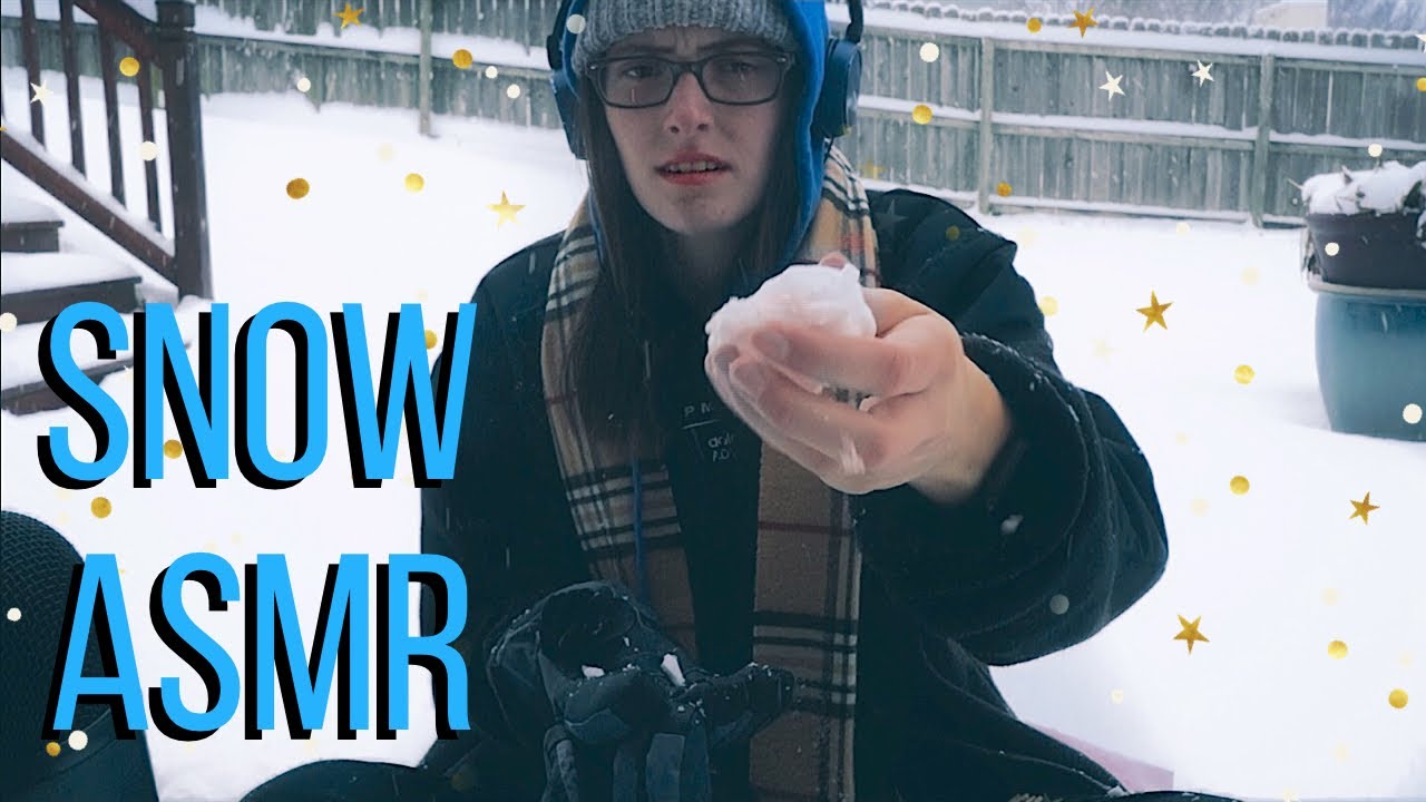 ASMR IN THE SNOW - Snow Day Sounds