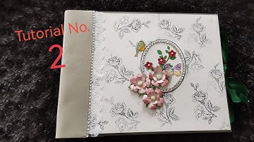 mini album  elegant butterfly 2  tutorial no.2