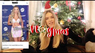 VLOGMAS #2 - En jobbvecka i mitt NYC liv + Heidi Klum Halloween fest