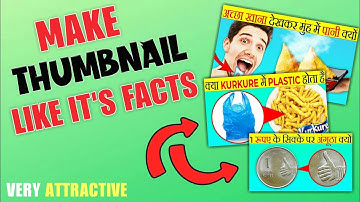 How to make thumbnail for fact videos|ft. @ItsFacts