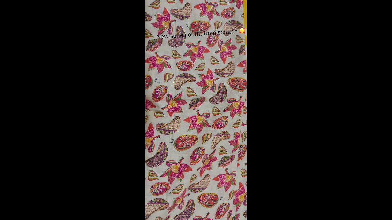 Newseries🥰outfitsfromscratch😎e fabrics tho ideas kosam watch cheyandi😍